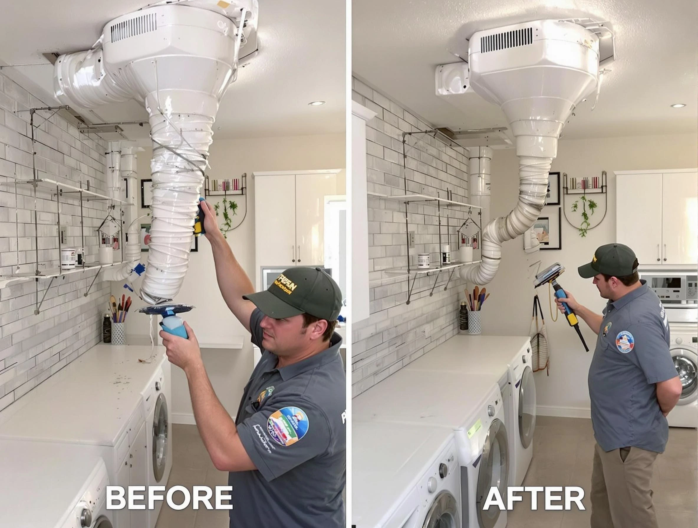 Professional dryer exhaust vent cleaning by Allegheny Dryer Vent Cleaning in Allegheny